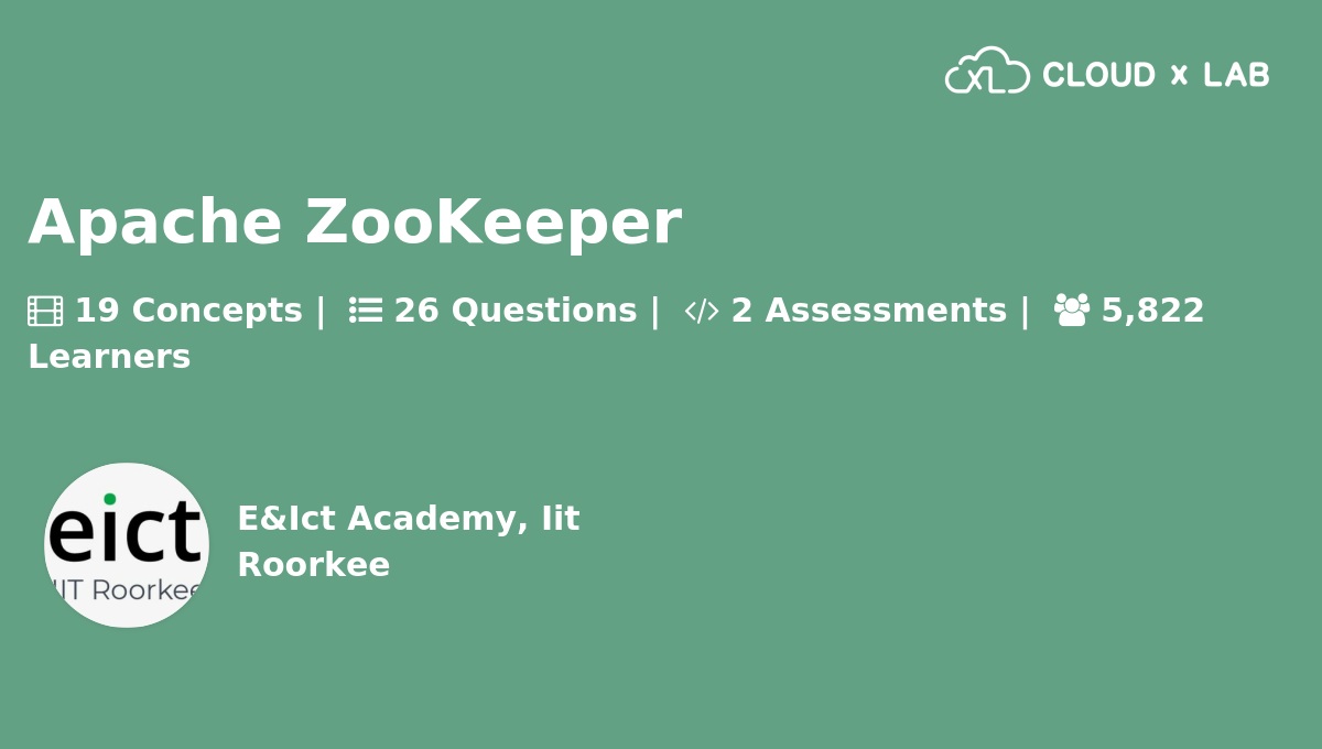 Apache ZooKeeper CloudxLab
