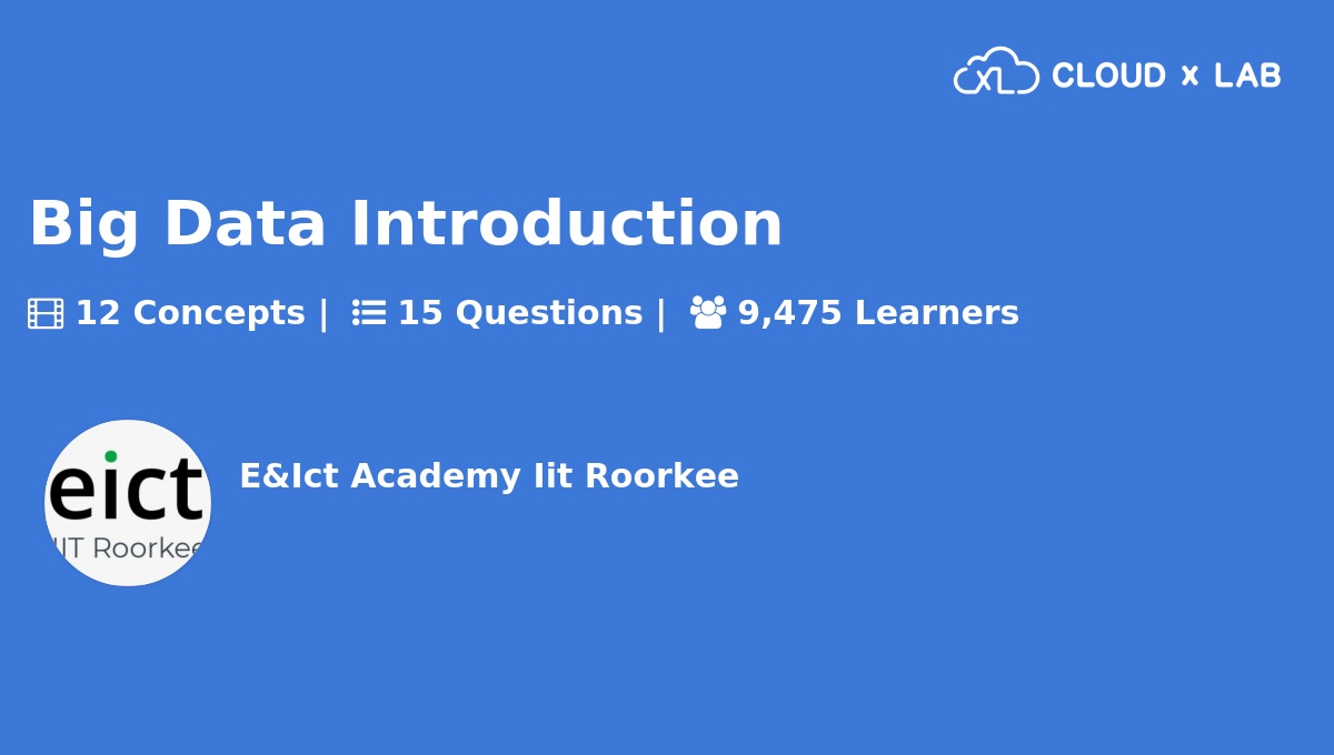 Big Data Introduction | CloudxLab