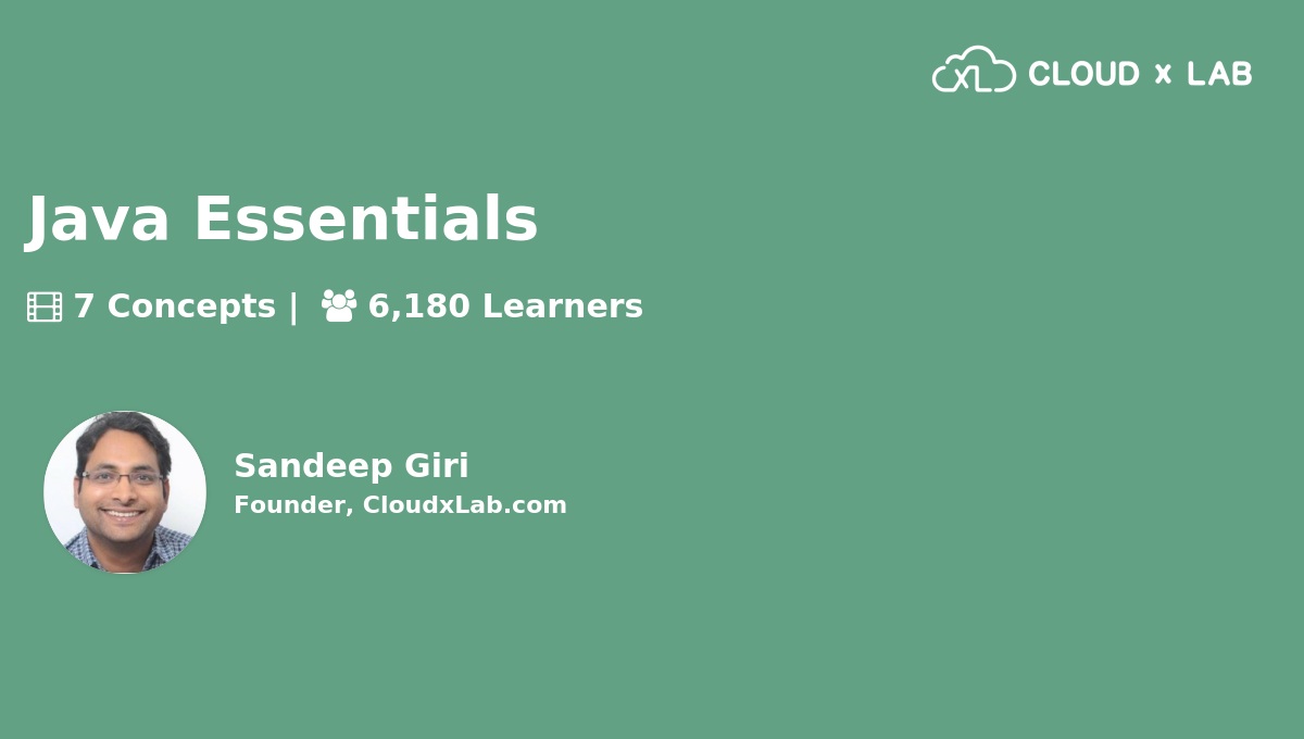 Java Essentials | CloudxLab